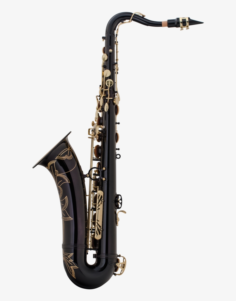 Download - Black And Silver Saxophone, transparent png #782573