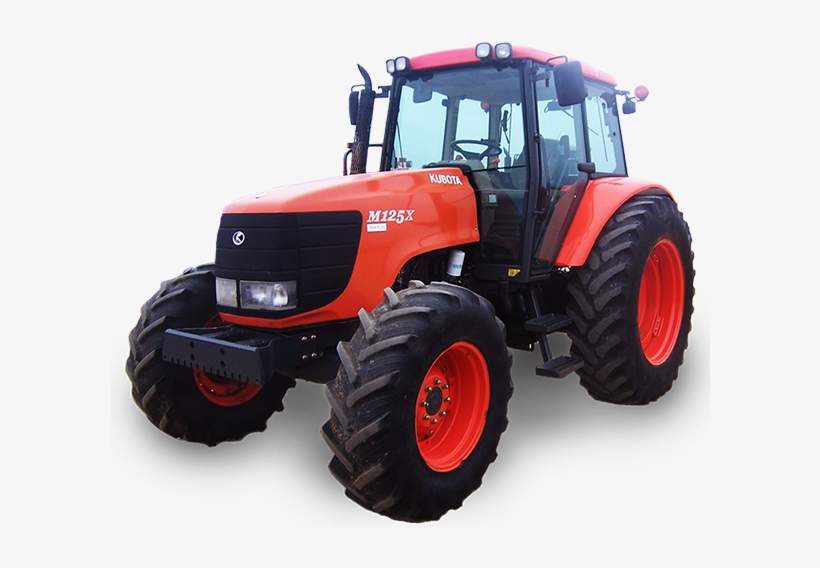 Kubota Tractor - جرار احمر, transparent png #782614