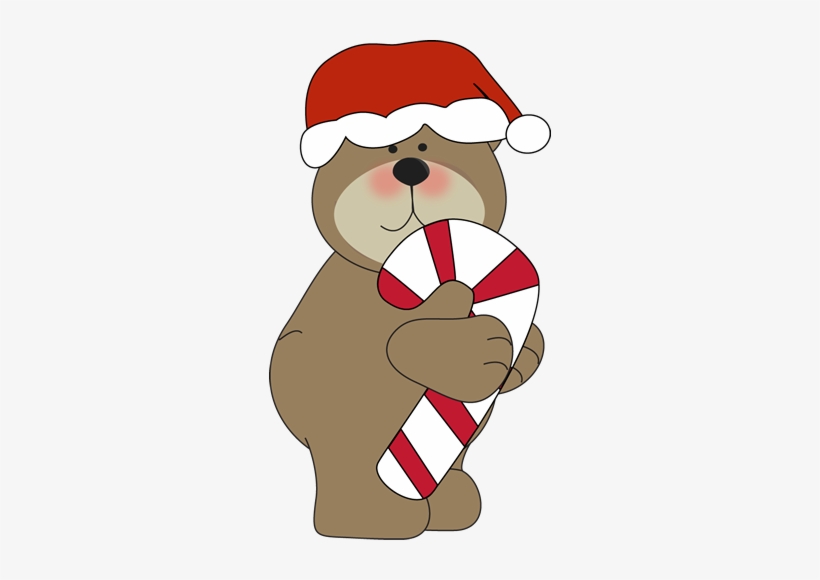 Christmas Brown Bear - Cute Christmas Clip Art, transparent png #782899