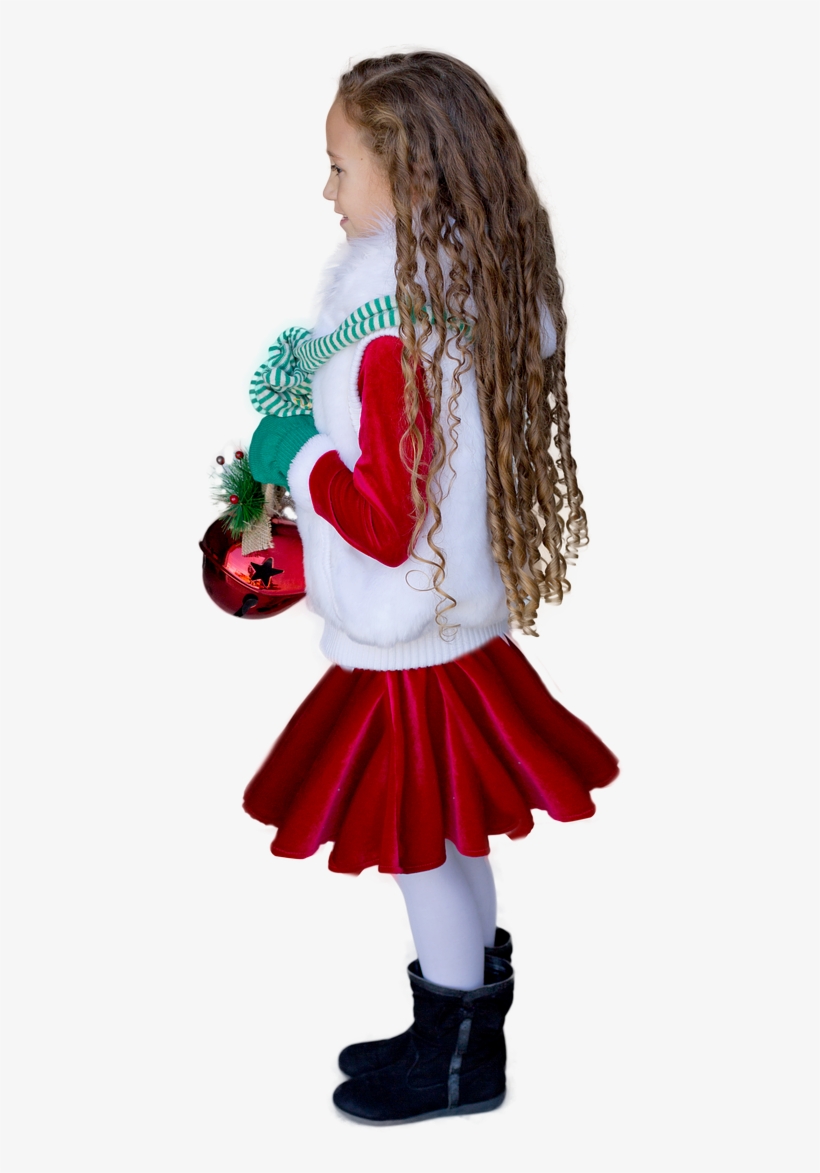 Little Girl Christmas Png, transparent png #783017