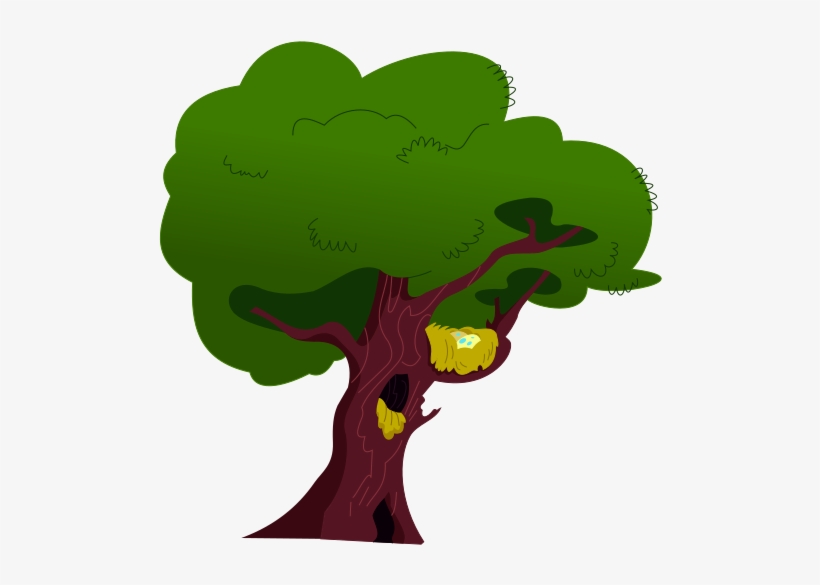 Zixbrony, Background Tree, Bird Nest, Egg, Keep Calm - Tree With A Nest, transparent png #783166