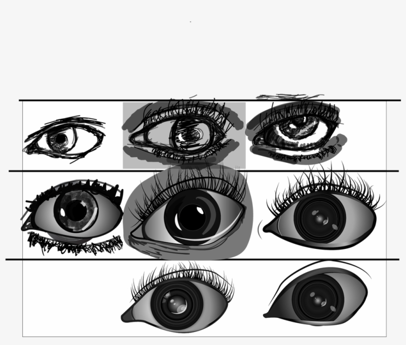 Sketching Eyes Digitally After A Few Weeks Please Crit - Close-up, transparent png #783461
