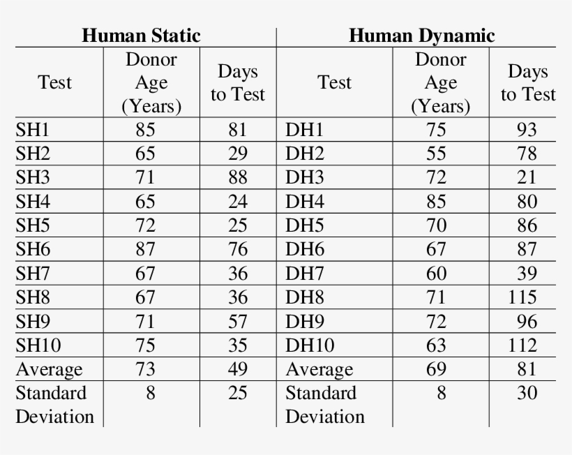 Age And Days After Death Information For Human Eyes - Number, transparent png #783580