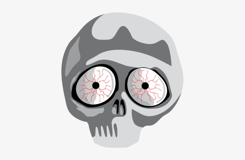 Bone, Dead, Human, Skeleton, Skull, Eyes - Skulls Note Cards (pk Of 20), transparent png #783653