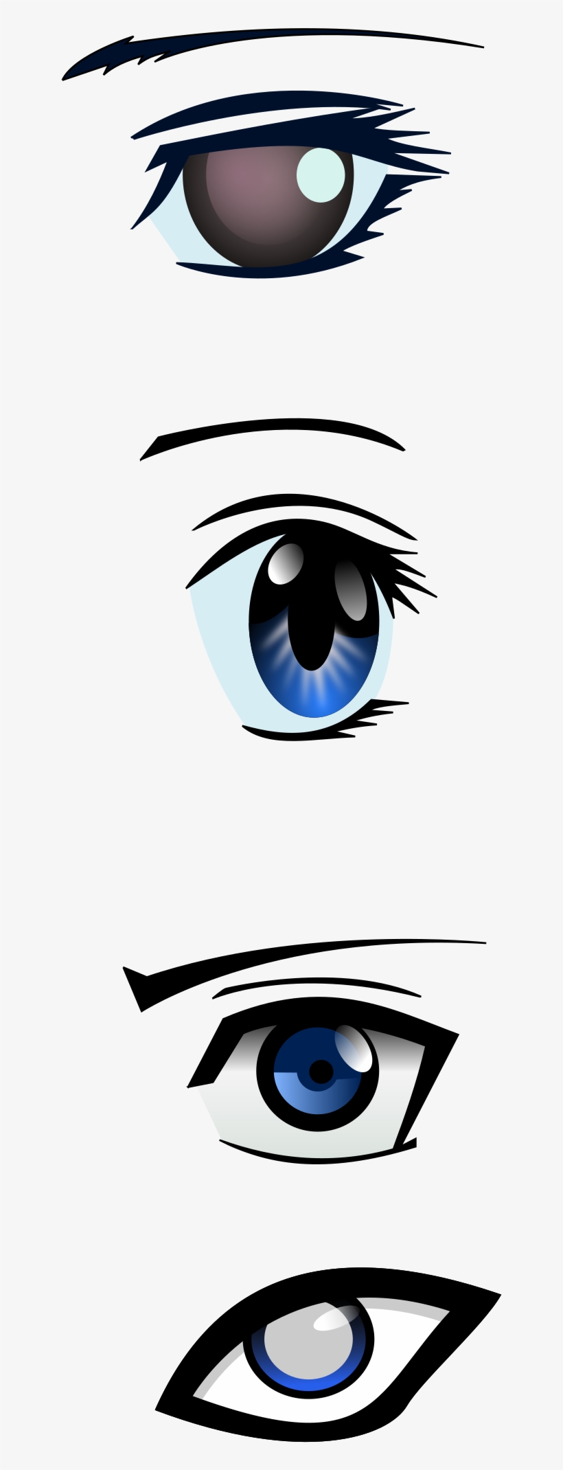 This Free Icons Png Design Of Manga Eyes, transparent png #783699