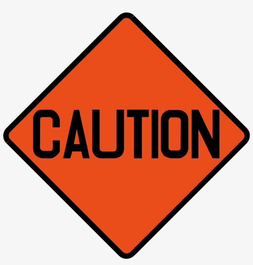 Clipart Freeuse Library File Singapore Signs Temporary - Caution Construction Sign Orange, transparent png #784159