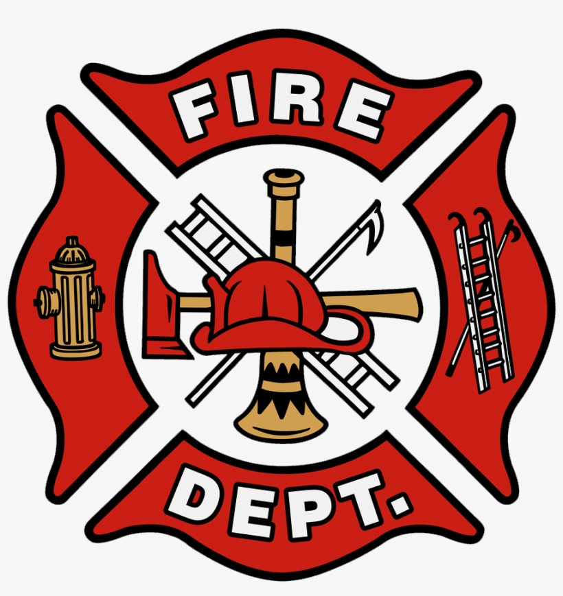 The Fire Department Logo Is Called The Maltese Cross - Fire Department, transparent png #784475