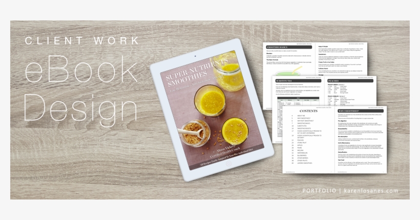 Ebook Design Smoothies, Soups And Supplement List - Design, transparent png #784625