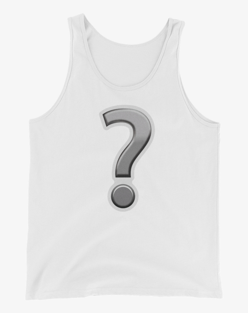 Men's Emoji Tank Top - Number, transparent png #784628