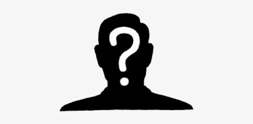 Silhouette Of Man With Question Mark - Silhouette With A Question Mark, transparent png #784796