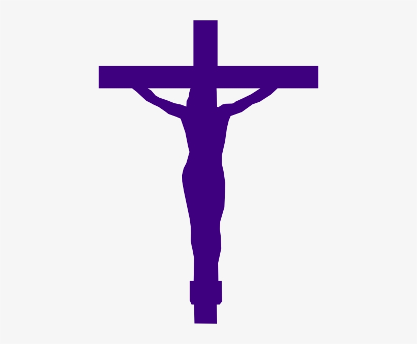 Black - Christian - Cross - Png - Jesus On Cross Silhouette, transparent png #784845