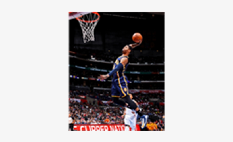 Paul George Dunk Wallpaper - Nba Paul George Dunk, transparent png #785131