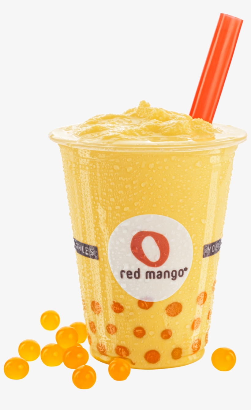 Red Mango Mango Superbiotics Smoothie - Red Mango Smoothie Png, transparent png #785351