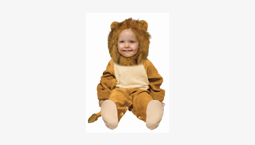Fun World Cuddly Lion Infant Costume-6-12 Beige, transparent png #785426