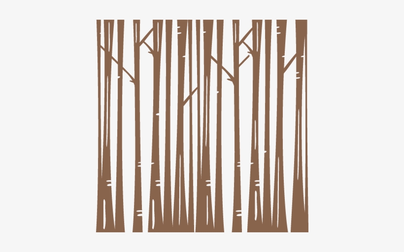 Bare Winter Trees Svg Scrapbook Cuts Winter Svg Cut - Bare Forest Tree Png, transparent png #785726
