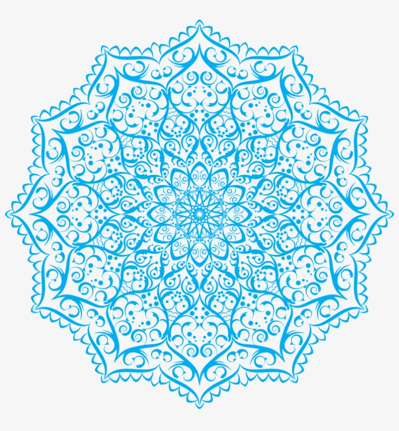 Lace Pattern Mandala - Mandala, transparent png #785998