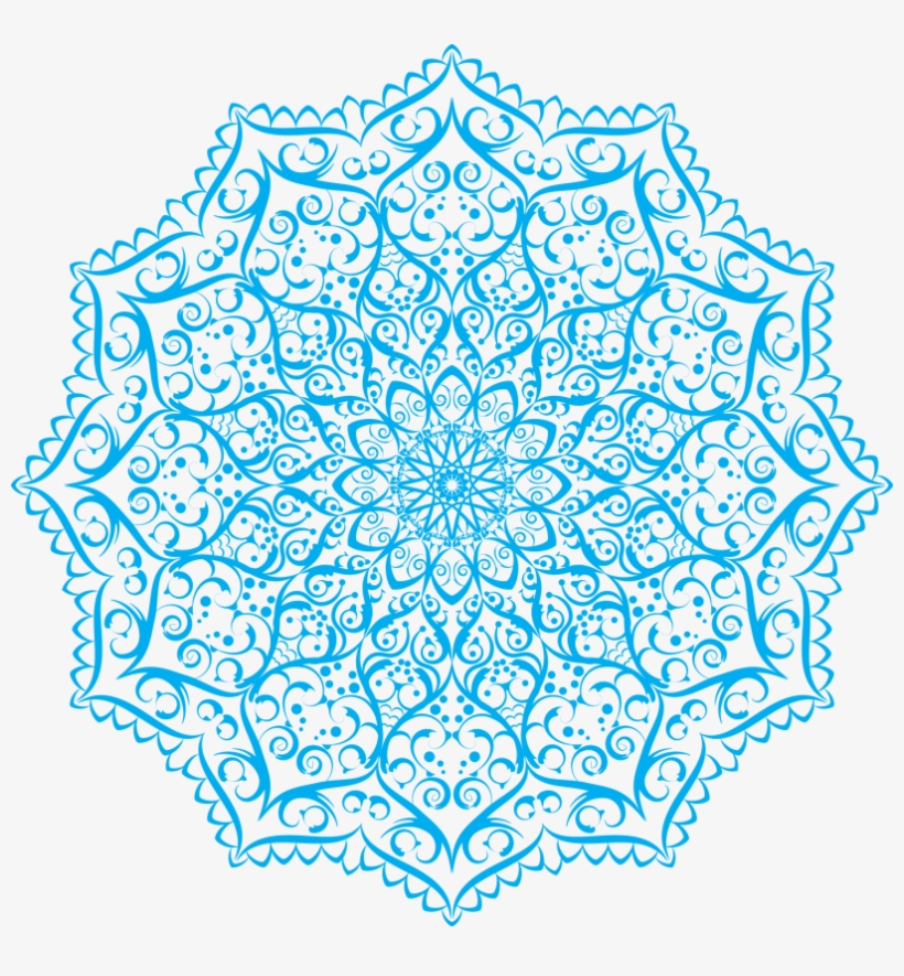 Lace Pattern Mandala - Mandala, transparent png #785998