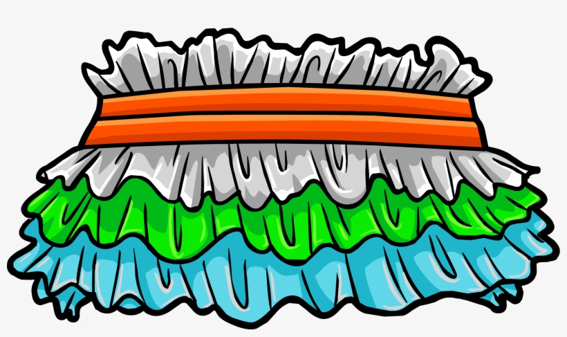 Snow Cone Ruffle Dress - Rare Dresses On Club Penguin, transparent png #786091