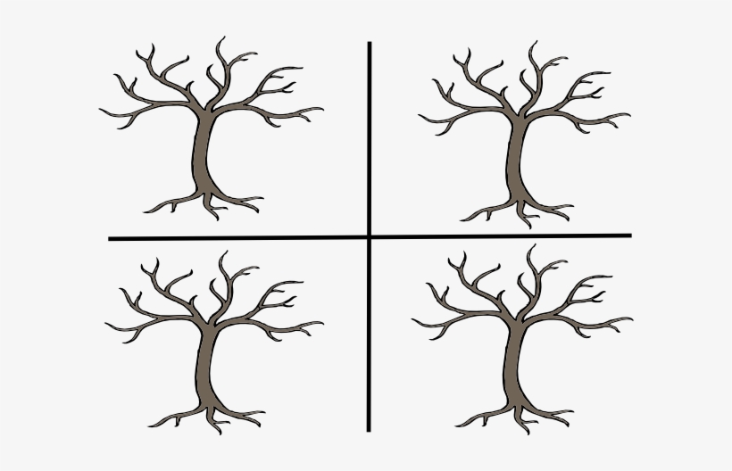 Seasons Of Trees Clip Art, transparent png #786162
