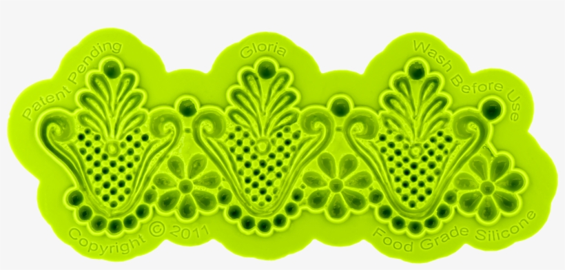 Earlene's Enhanced Lace Gloria Mold By Marvelous Molds, transparent png #786322