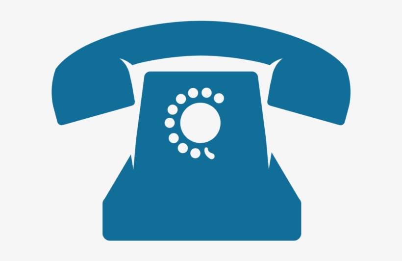 Phone Icon - Old Telephone Icon Blue, transparent png #786326