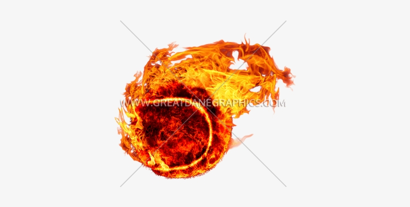 Fireball Tennis - Png Transparent Fire Ball, transparent png #786422