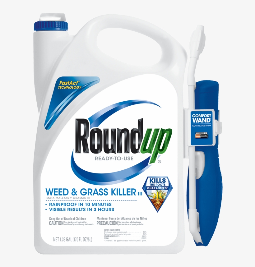 Roundup Ready To Use Weed And Grass Killer Iii With - Roundup Weed And Grass Killer, transparent png #786555