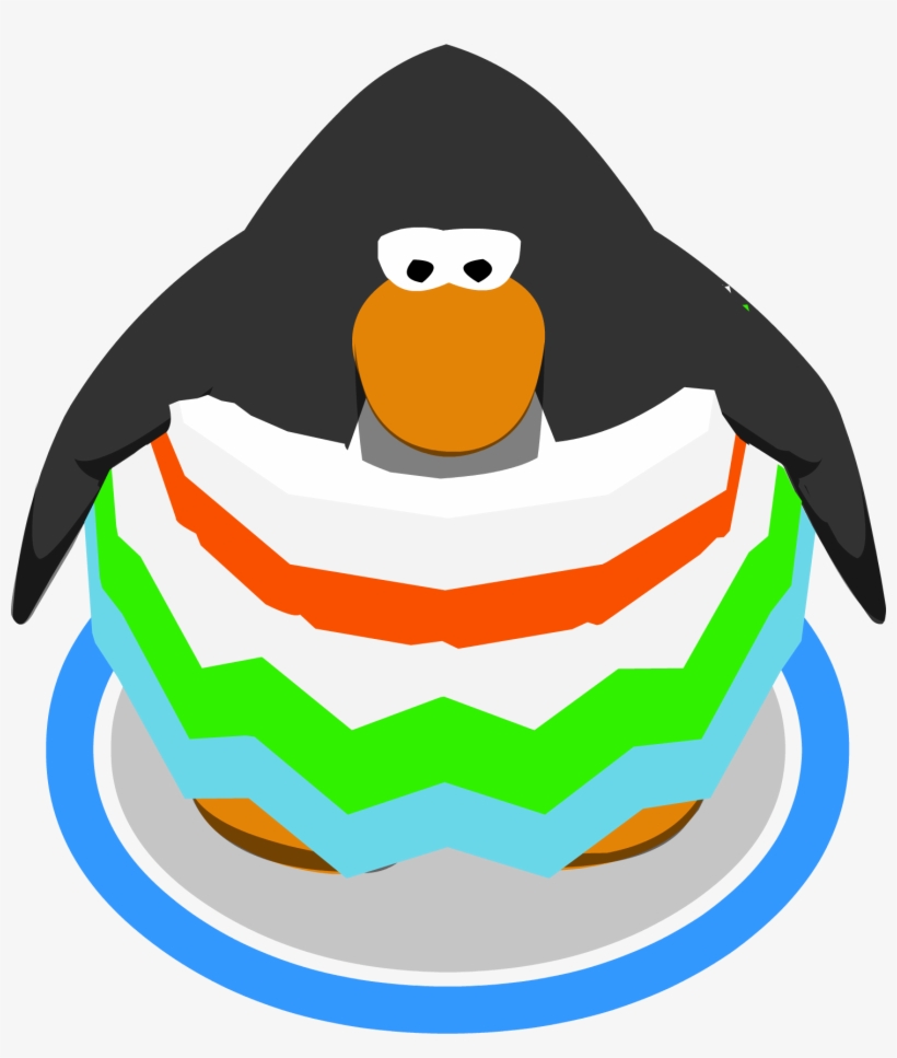 Snow Cone Ruffle Dress Ingame - Lil Jeffy Club Penguin, transparent png #786855
