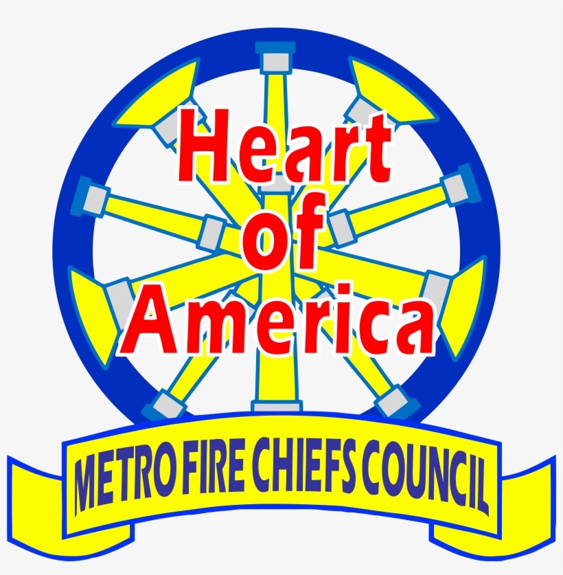 Heart Of America Metro Fire Chiefs Logo, File,, transparent png #786913
