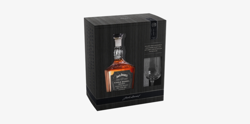 Coffret Jack Daniels Single Barrel 1 Verre - Coffret Jack Daniels, transparent png #787229