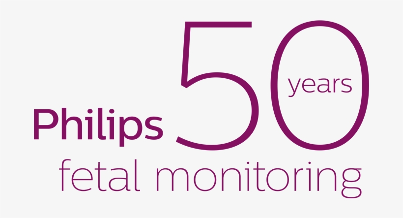 Philips 50 Years In Fetal Monitoring Logo - Philips, transparent png #787465