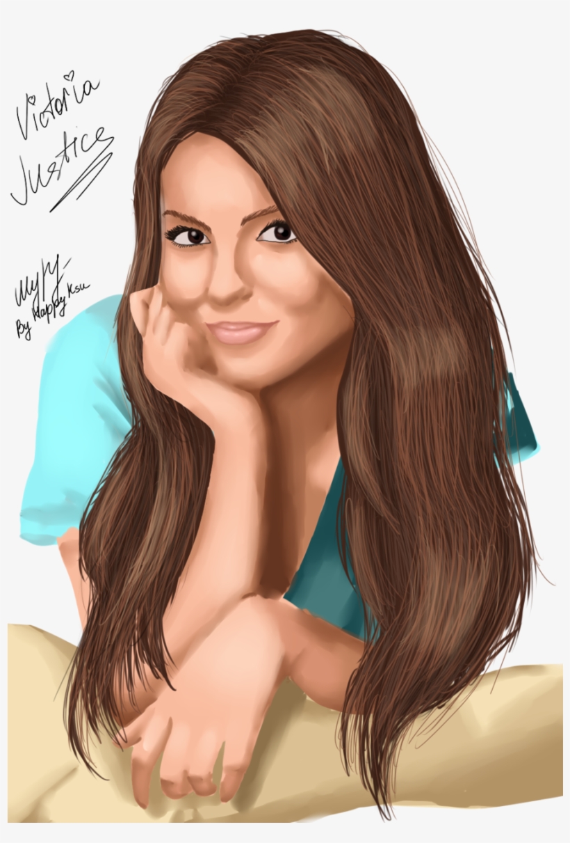 Victoria Justice Drawing Pic - Victoria Justice Drawing, transparent png #787537
