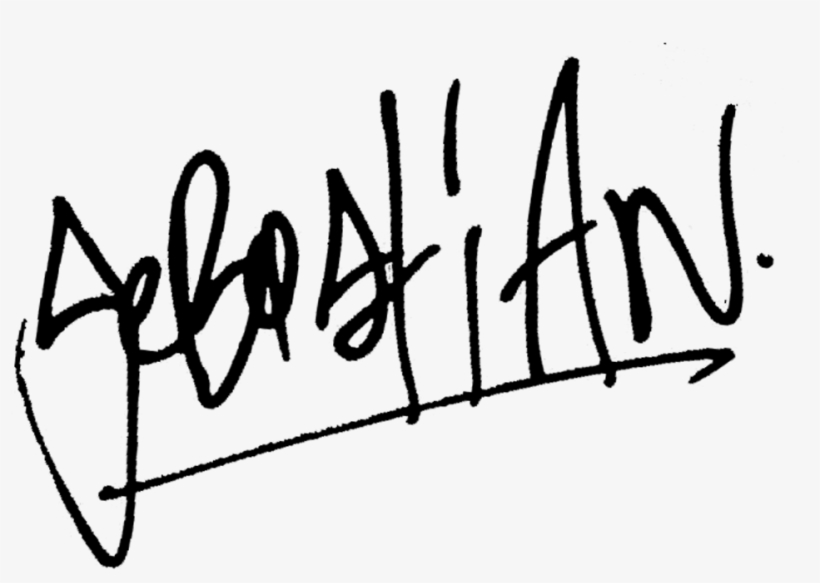 Sebastian's Signature - Sebastian Signature Png, transparent png #787750