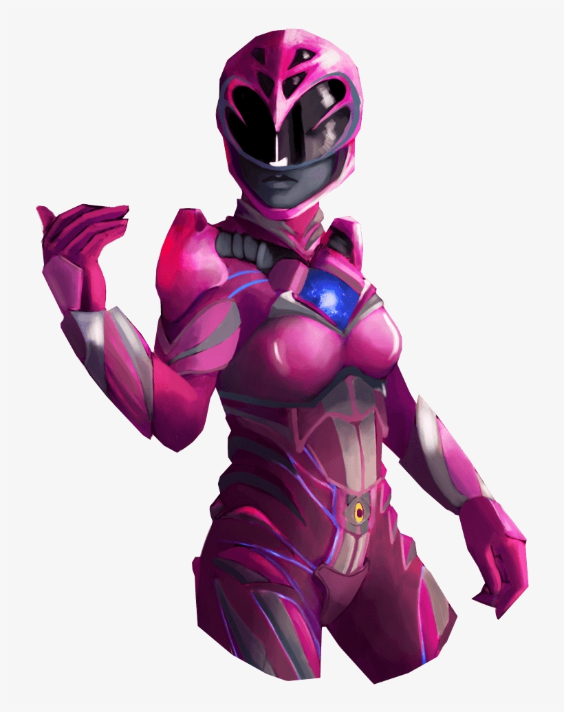Pink Power Ranger Sticker - Bare Tree Media Inc., transparent png #787913