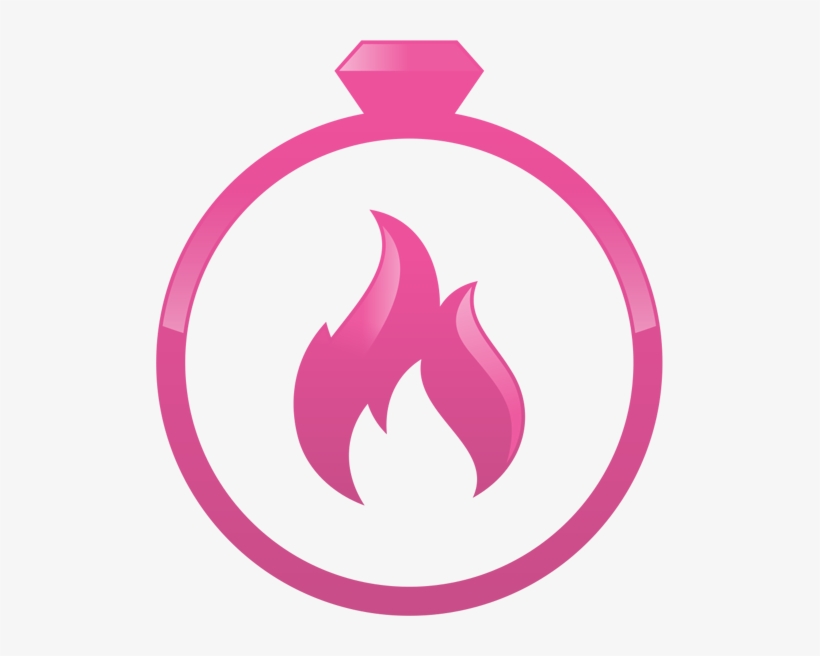 Pink Fire Png Jpg Free Stock - Circle, transparent png #788156