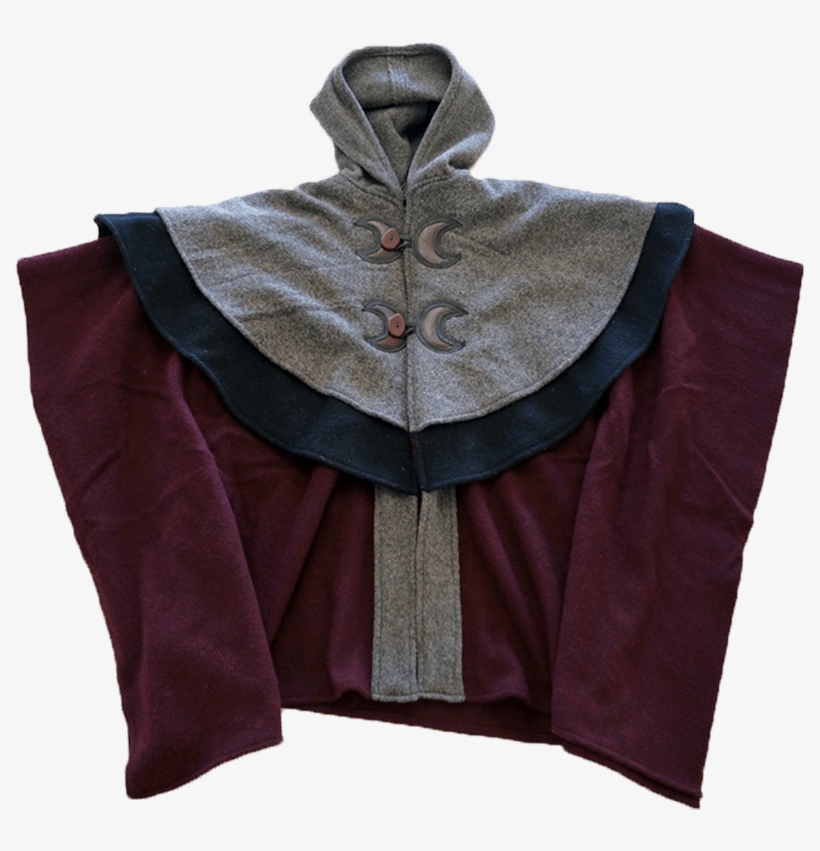 Double Yoke Open Front Cape - Cape, transparent png #788209