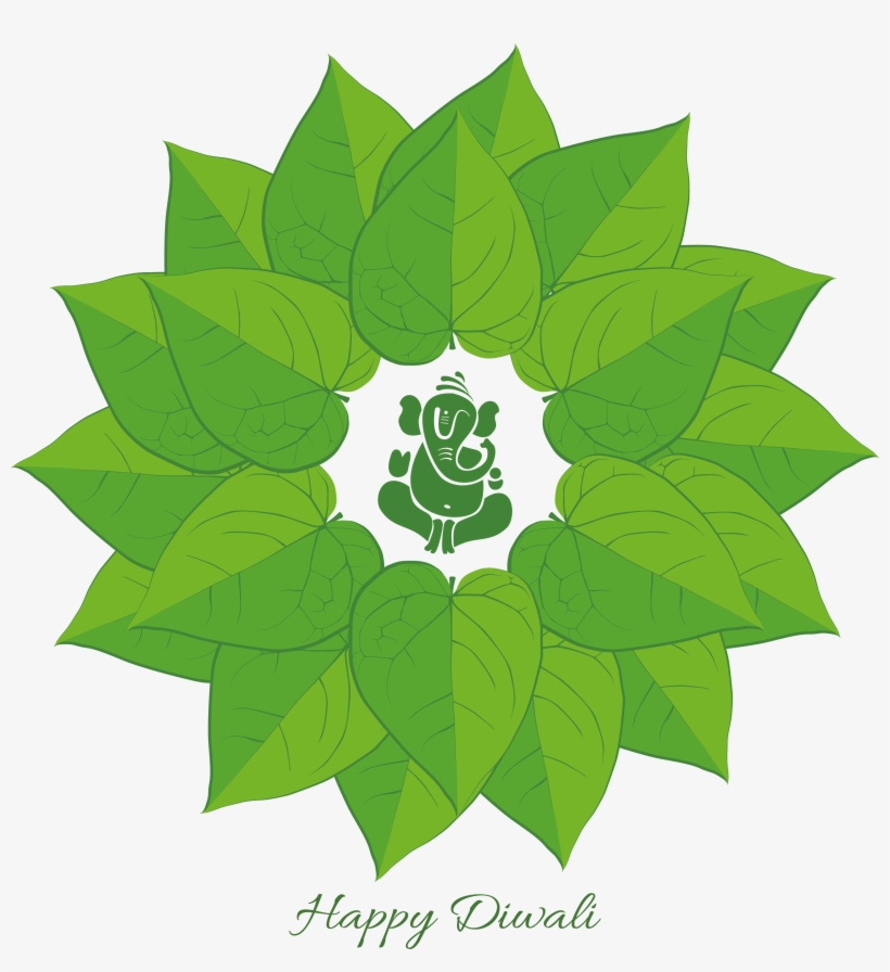 Green Leaves Clipart Paan - Paan Leaf, transparent png #788296