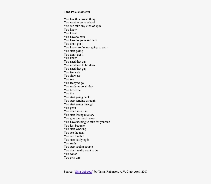 “tent-pole Moments” Is An Erasure Poem Sourced From - Matthew 11 1 3 Sermon Outlines, transparent png #788316