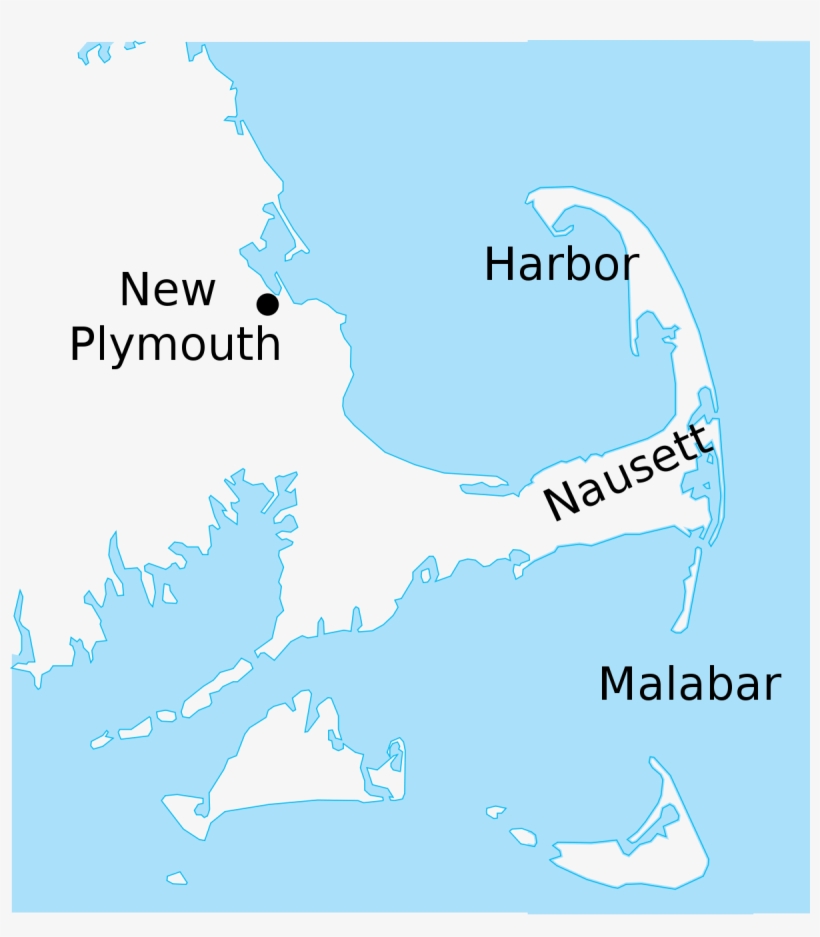 Plymouth Rock On A Map, transparent png #788379
