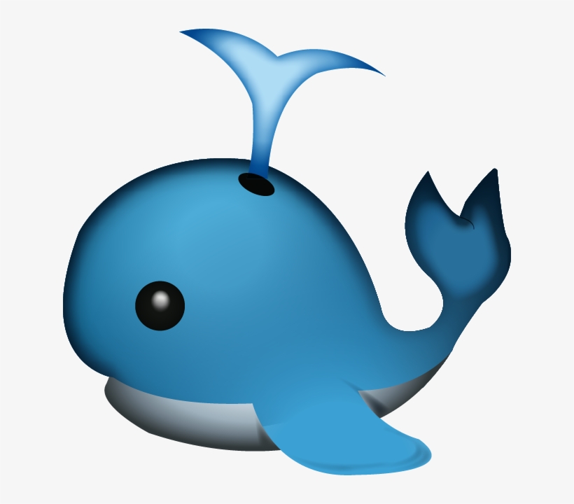 Clipart Png Whale - Whale Emoji, transparent png #788780