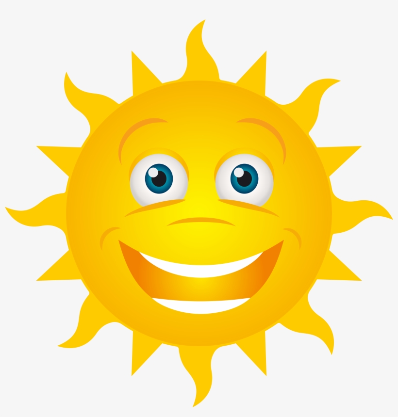 Oranges Clipart Whale - Smiling Sun Png, transparent png #788892