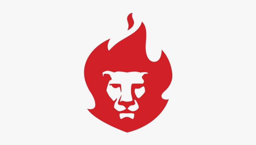 Lion X Fire - Lion And Fire Logo, transparent png #788913
