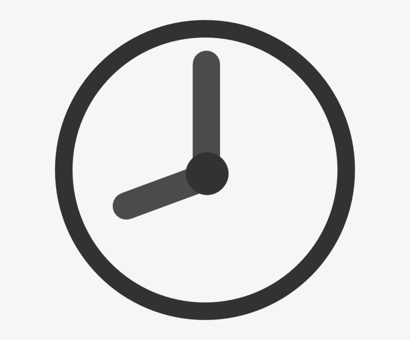 Clock Icon Png Transparent - 9 Clock Icon Png, transparent png #789285