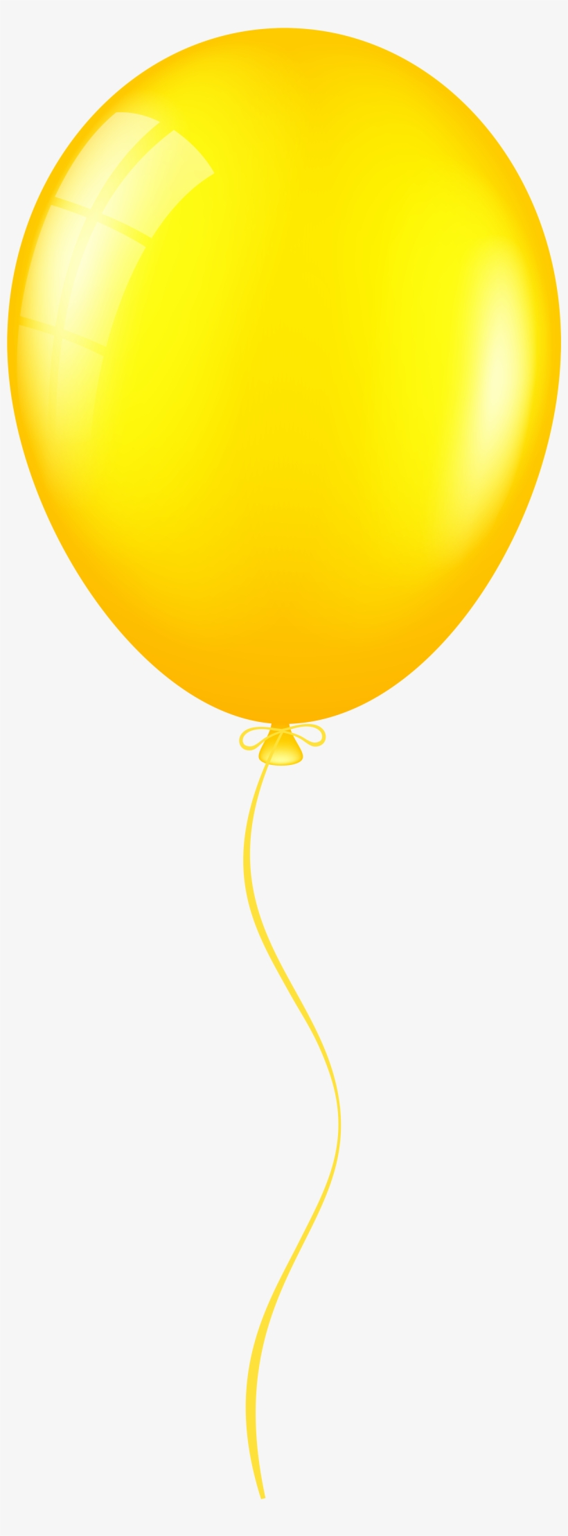 Yellow Balloon Png Clip Art, transparent png #789967