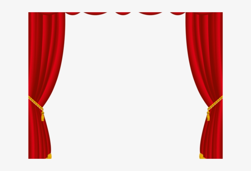 Curtain Clipart Puppet Stage - Cortina Circo Png, transparent png #7800078