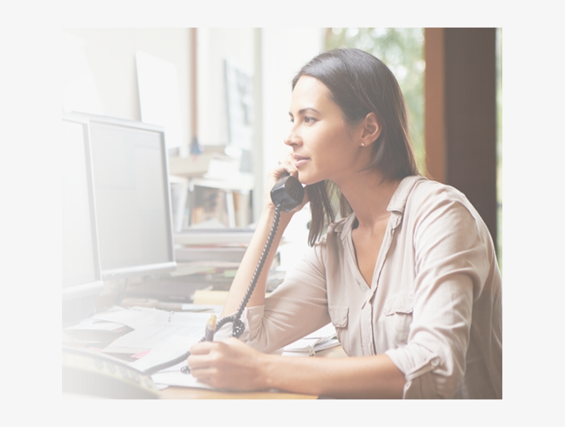 Banner Negocios Phone - Girl, transparent png #7800295