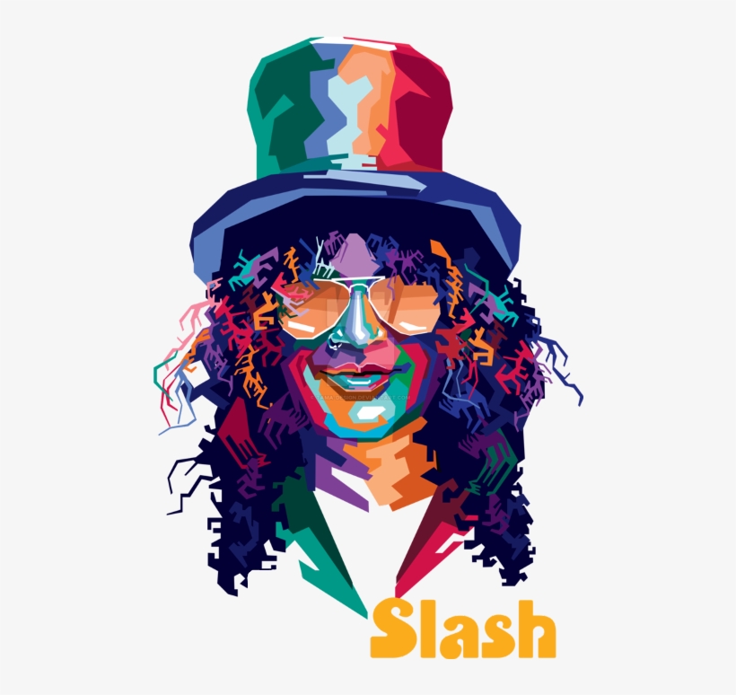 Free To Edit - Camiseta De Guns And Roses Slash, transparent png #7800545