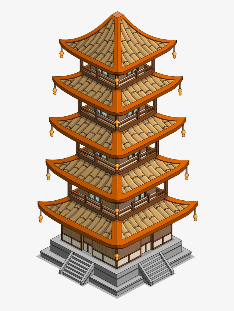 Pagoda, transparent png #7800553