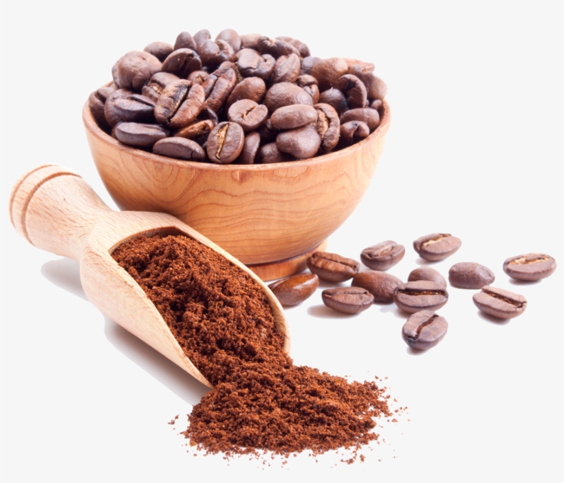 Cafe-molido - Silver Coffee Beans White Background, transparent png #7800867