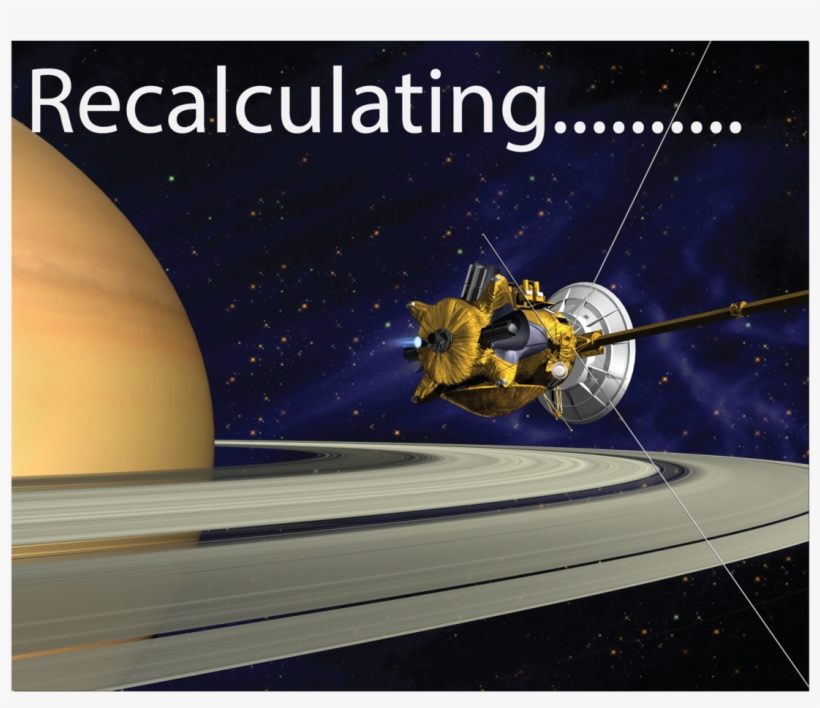 Highway Rings Of Saturn - Sonde Spatiale Cassini Huygens, transparent png #7800928